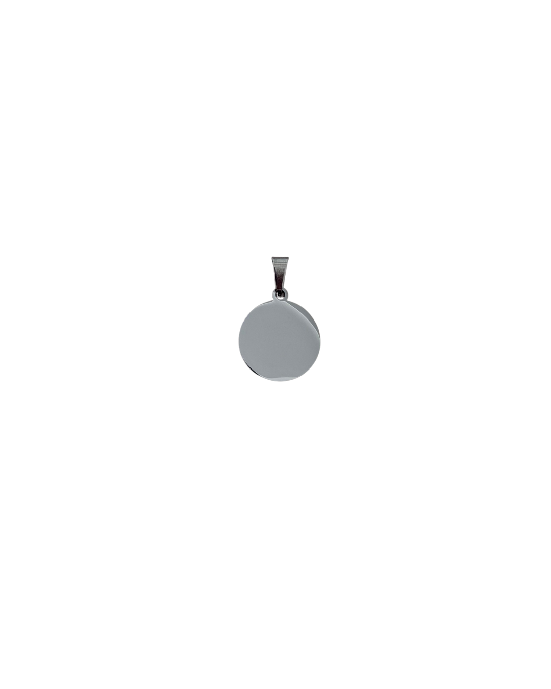 DIJE REDONDO PLATEADO (1.5CM)