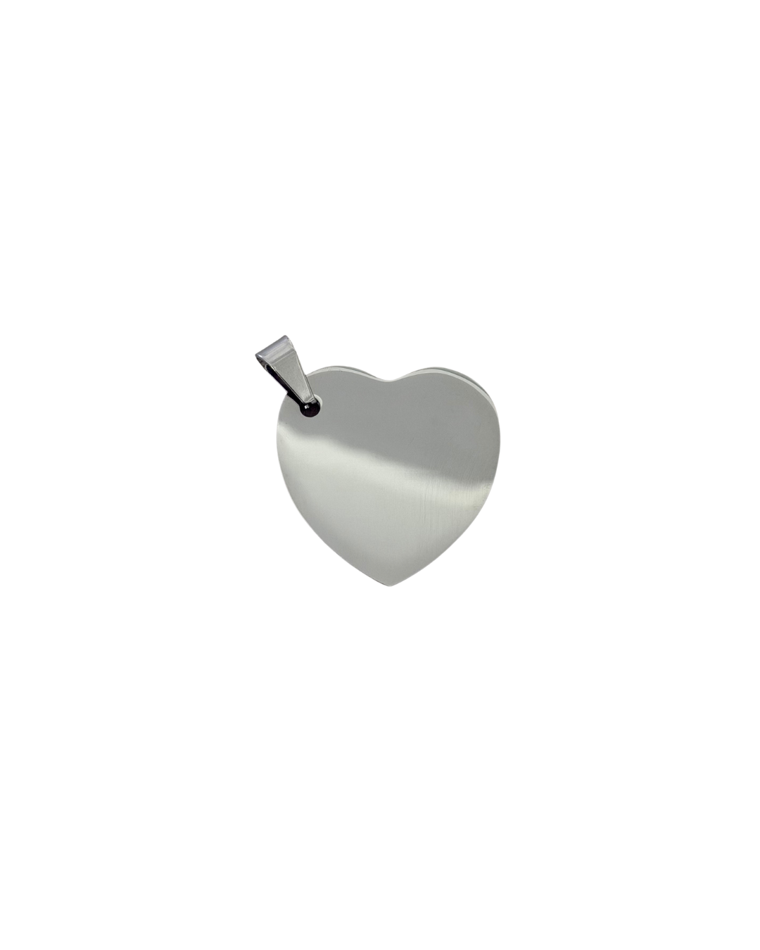 DIJE CORAZÓN PLATEADO (3CM)
