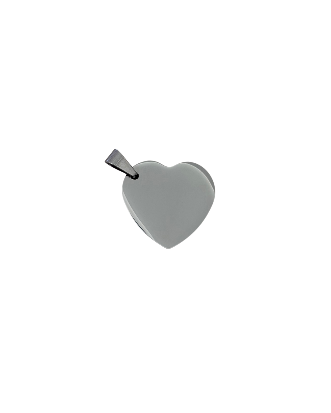 DIJE CORAZÓN PLATEADO (2.7CM)