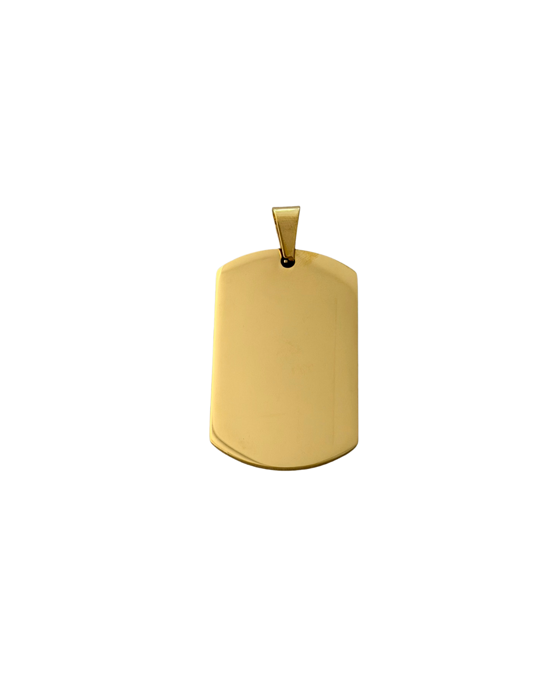 DIJE PLACA DORADO (2.5x4CM)