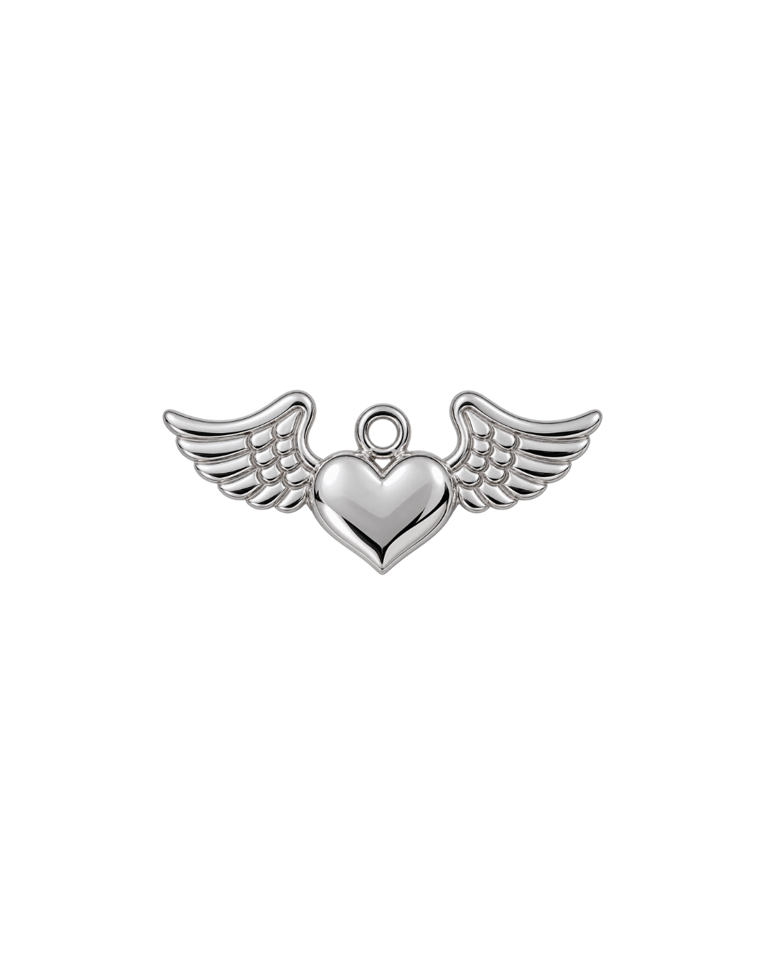 CORAZÓN ALITAS PLATEADO