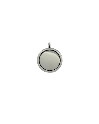 DIJE REDONDO PLATEADO (2.6CM)