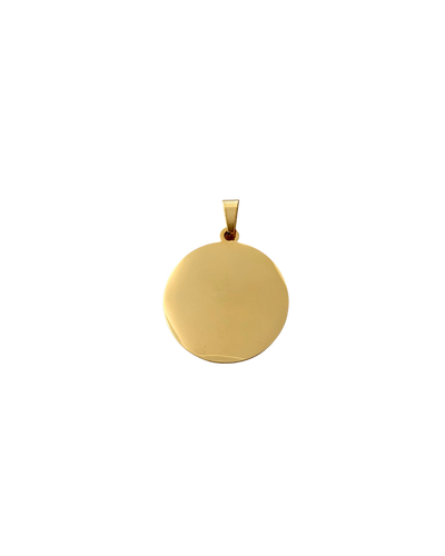 DIJE REDONDO DORADO (3CM)