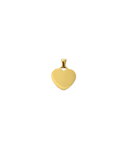 DIJE CORAZÓN DORADO (2CM)