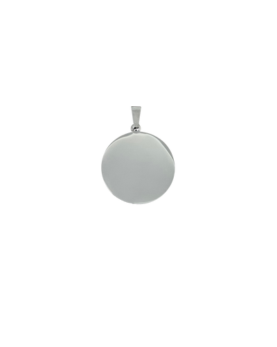 DIJE REDONDO PLATEADO (2.8CM)