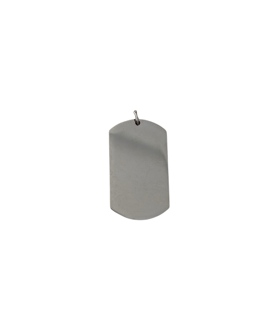 DIJE PLACA PLATEADO (2.2X4CM)