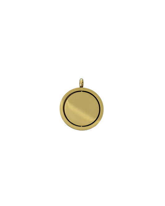 DIJE REDONDO DORADO (2.6CM)