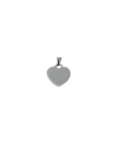 DIJE CORAZÓN PLATEADO (2CM)