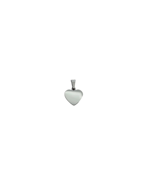 DIJE CORAZÓN PLATEADO (1.2CM)