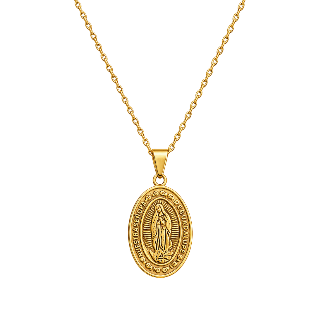 VIRGEN DE GUADALUPE DORADA