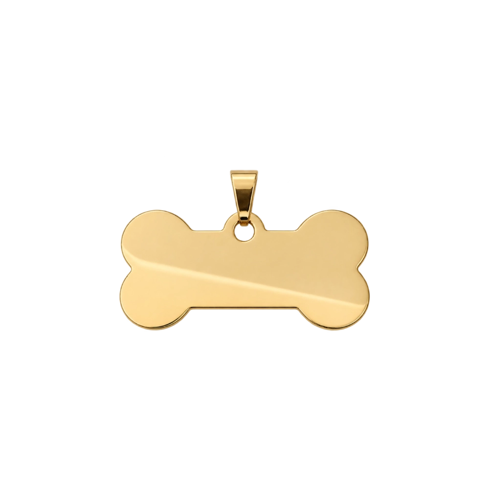 DIJE HUESITO DORADO