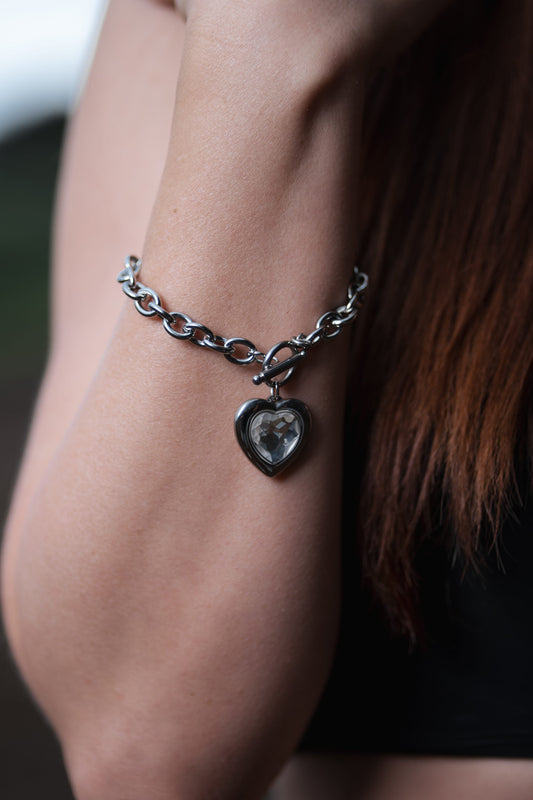 WHITE ROUSSE BRACELET
