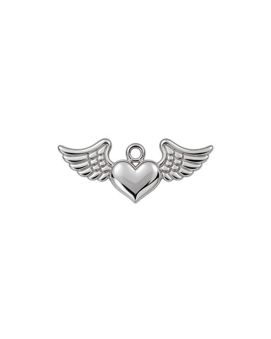 CORAZÓN ALITAS PLATEADO
