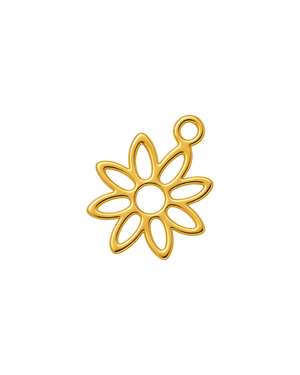 FLOR LINEAL DORADA