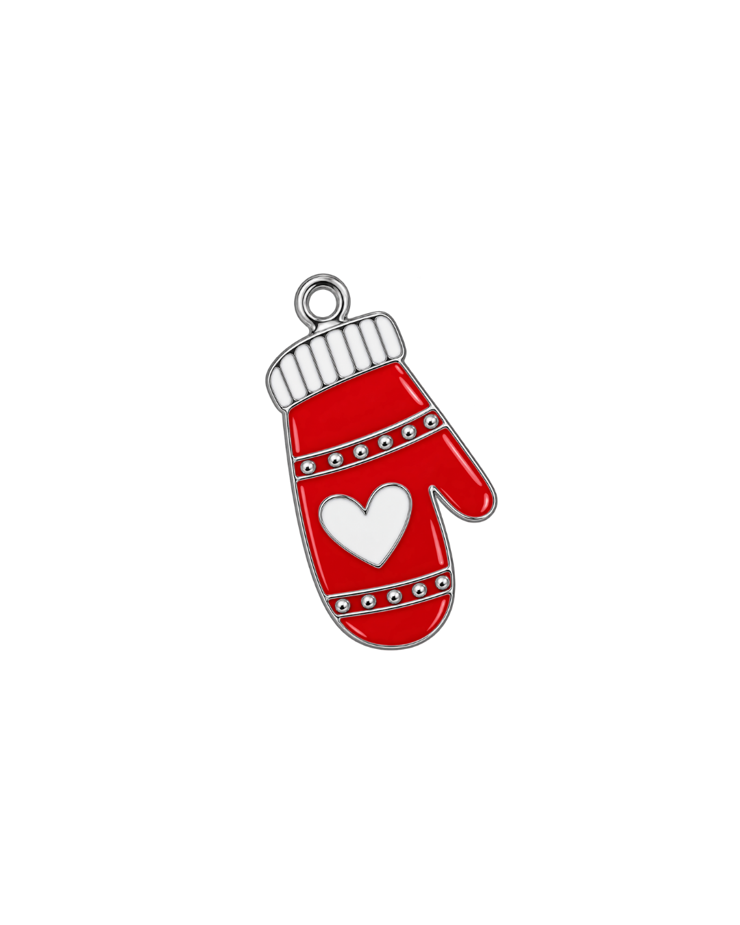 GUANTE LOVE PLATEADO