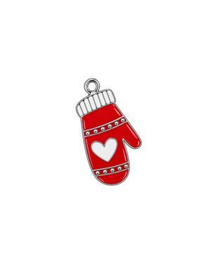 GUANTE LOVE PLATEADO
