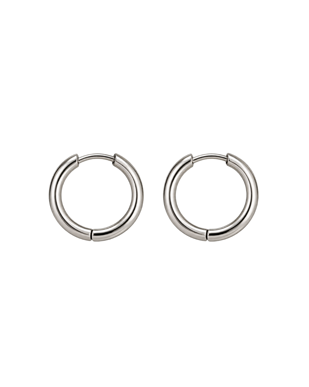 BASIC SILVER HOOPS