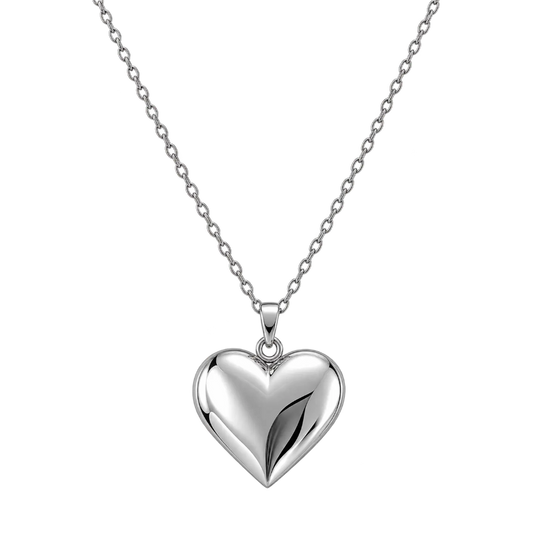 RELICARIO CORAZÓN PLATEADO